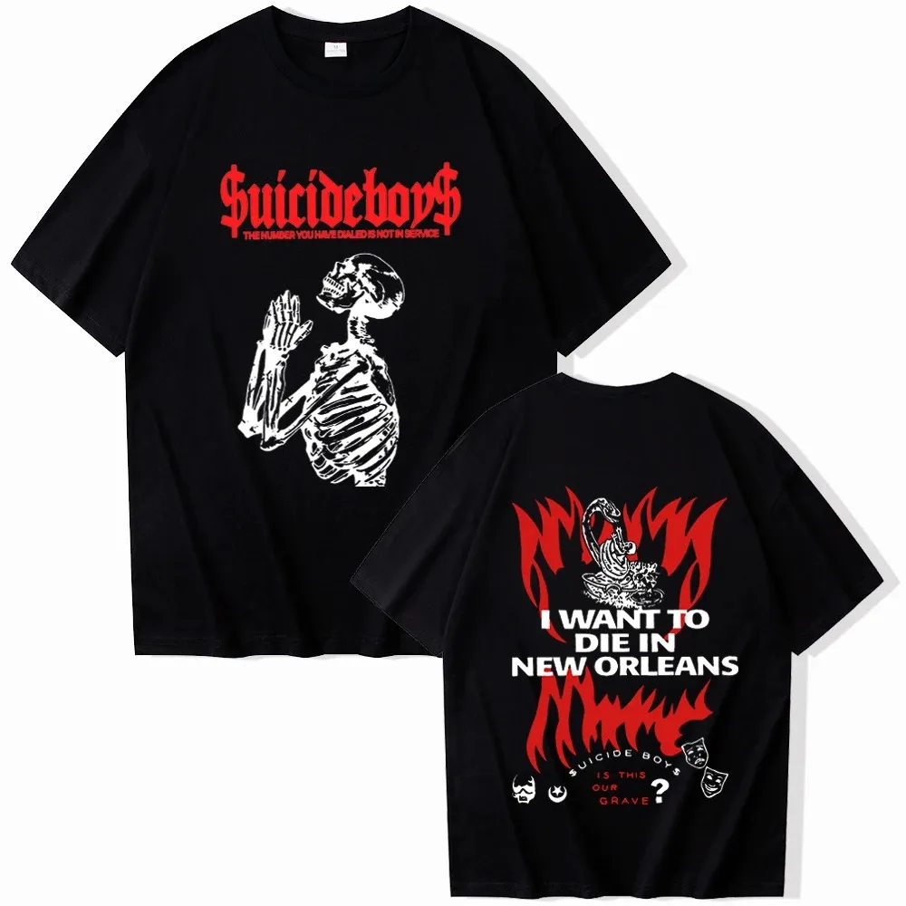 2024 Suicideboys Shirt I Want To Die In New Orleans Tour T Shirt